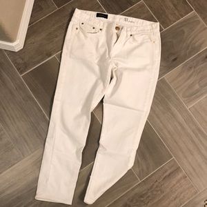 JCrew Toothpick ankle jean